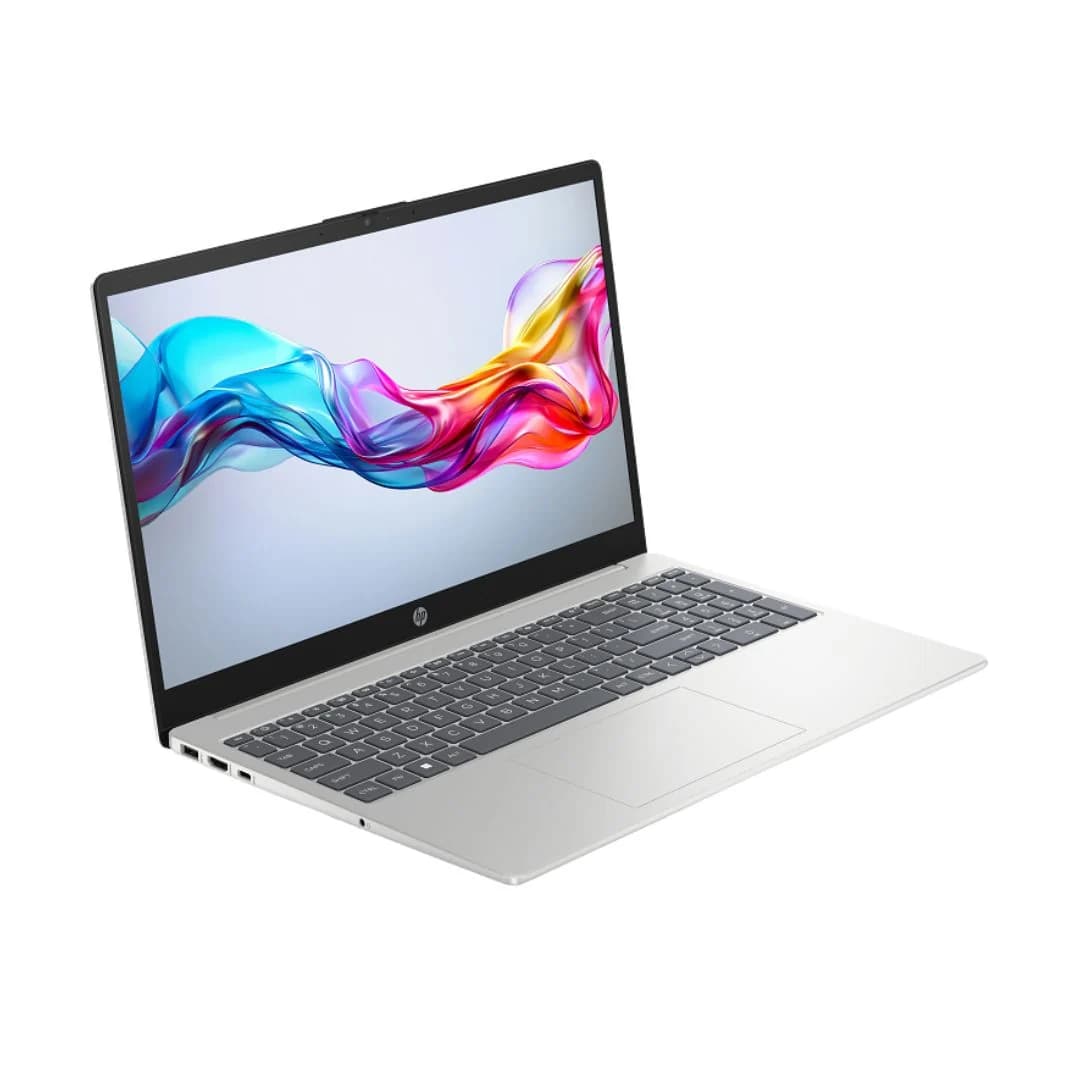 HP 15-fd0458NIA, Intel Core i7-1255U, RAM 8GB, SSD 512GB , Intel Iris Xe Graphics, 15.6 Inch FHD, Natural silver — thumbnail 2 of 7