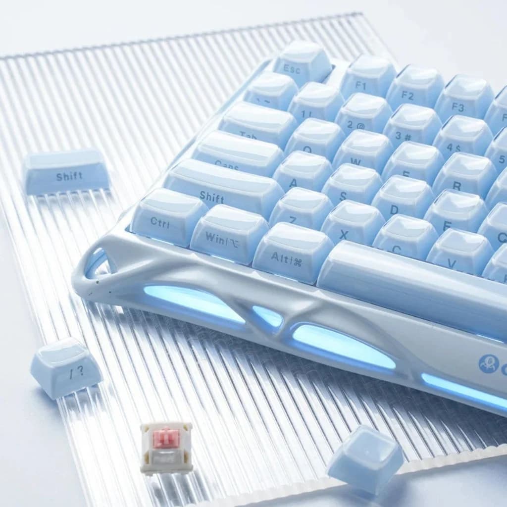 Gravastar Mercury K1 Rapid Trigger Wireless - Ice Blue Gaming Keyboard — thumbnail 4 of 6