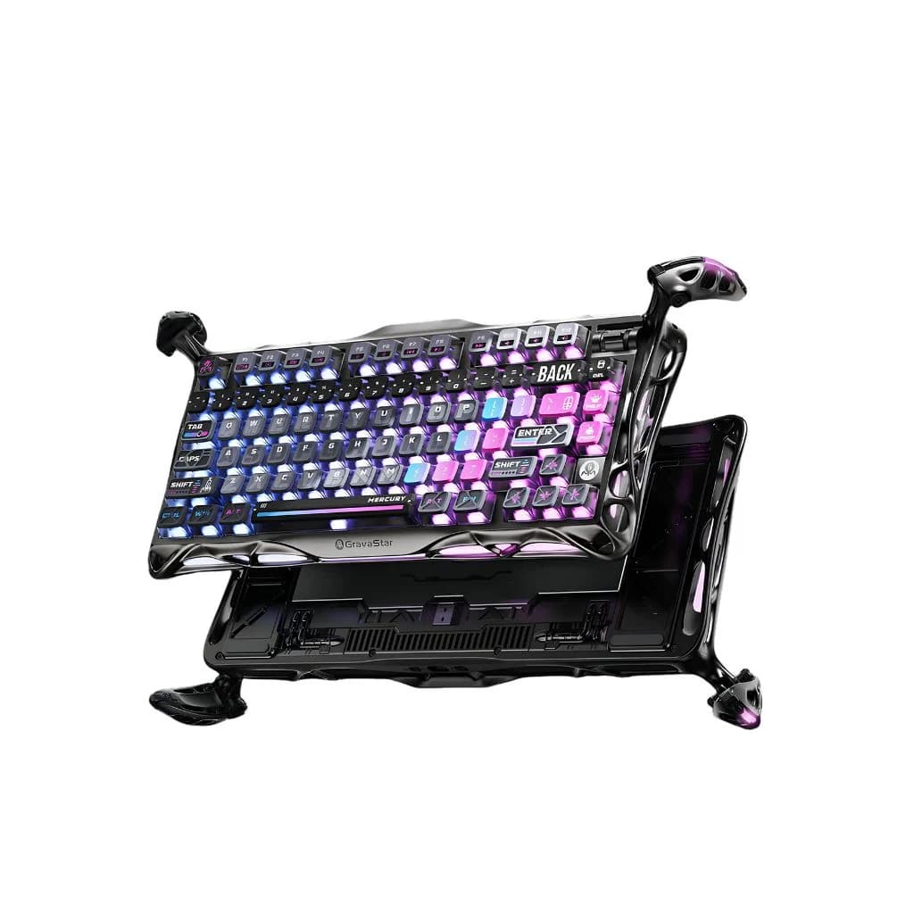 Gravastar Mercury K1 Pro Rapid Trigger Wireless - Black Gaming Keyboard — thumbnail 2 of 9