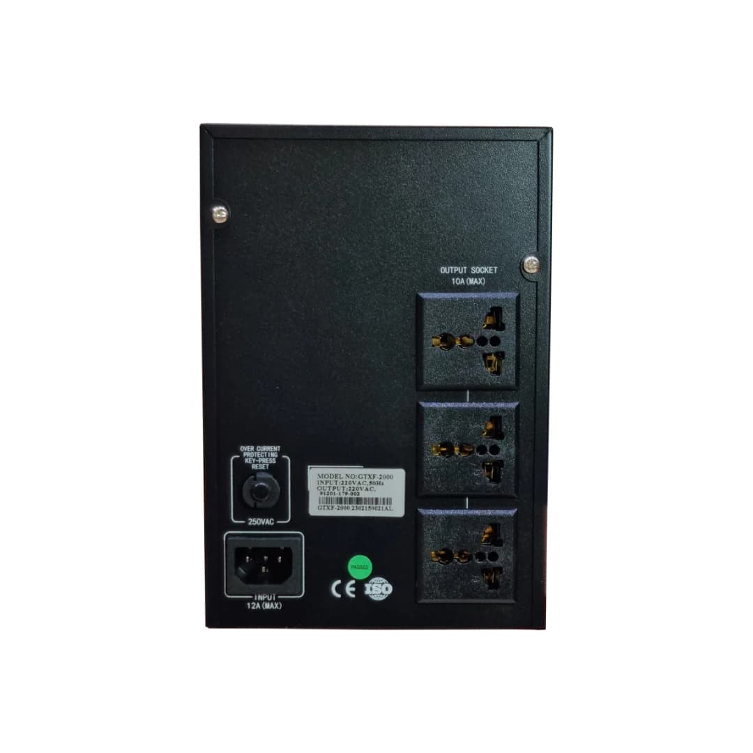 UPS Gaming GeTX GTXF-2000 (2000VA, 2KV) Line interactive, 12V-12A *2 Battery, Red Box — thumbnail 4 of 6
