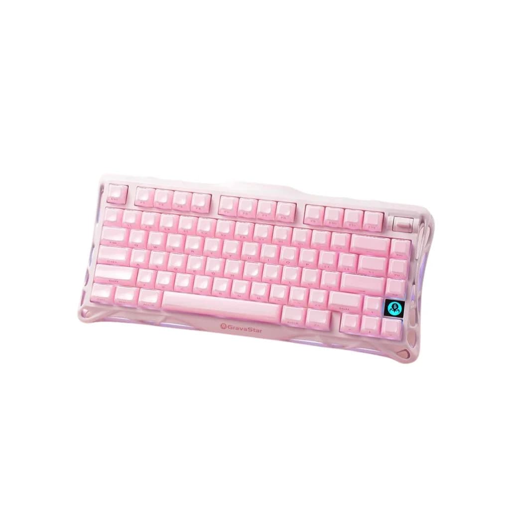 Gravastar Mercury K1 Special Edition Rapid Trigger Wireless - Sakura Pink  Gaming Keyboard