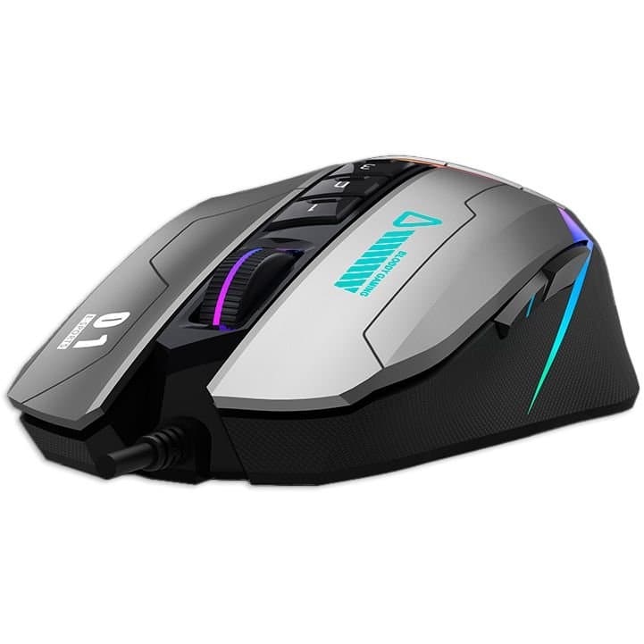 RGB Animation Gaming Mouse W60 Max Activated Gun Grey — thumbnail 2 of 5