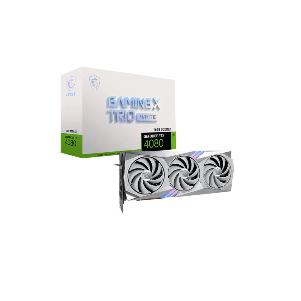 MSI GeForce RTX™ 4080 GAMING X TRIO 16GB WHITE
