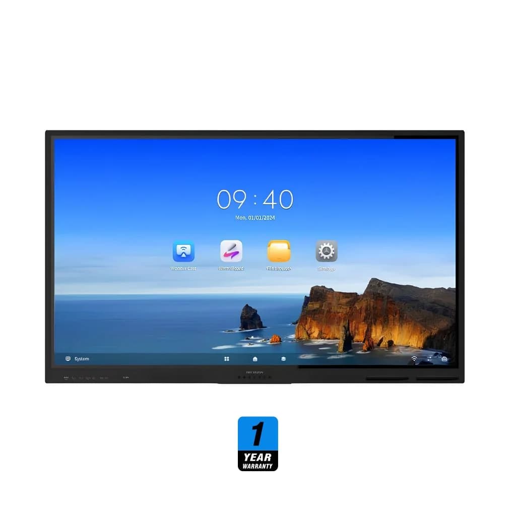 Hikvision 86-Inch 4K UHD Smart Interactive Whiteboard, Android 13.0, RAM 8GB, Storage 64GB