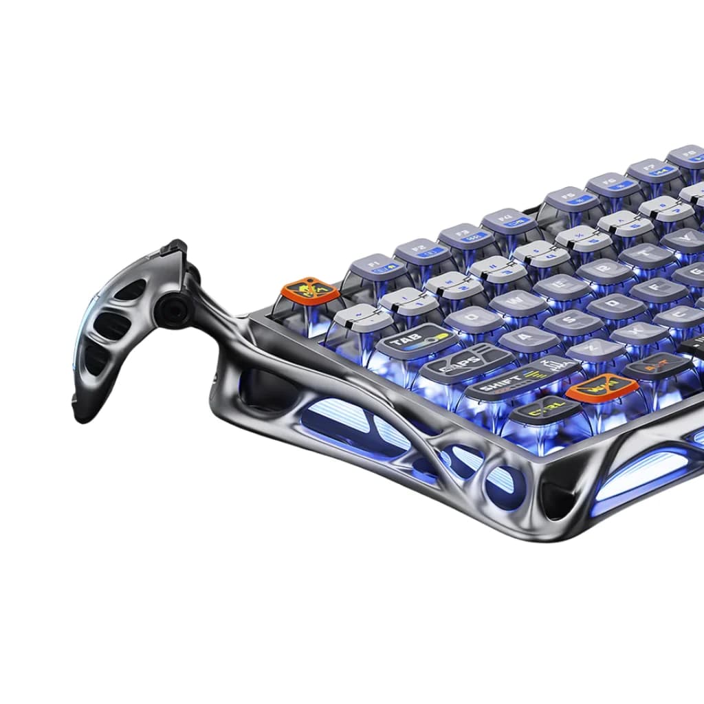 Gravastar Mercury K1 Pro Gaming Keyboard - Interstellar Silver — thumbnail 4 of 4