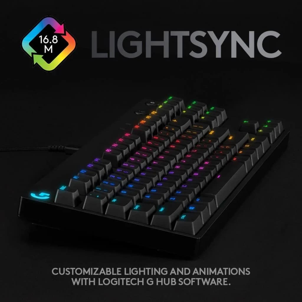Logitech G PRO Mechanical Gaming Keyboard - Black — thumbnail 4 of 6