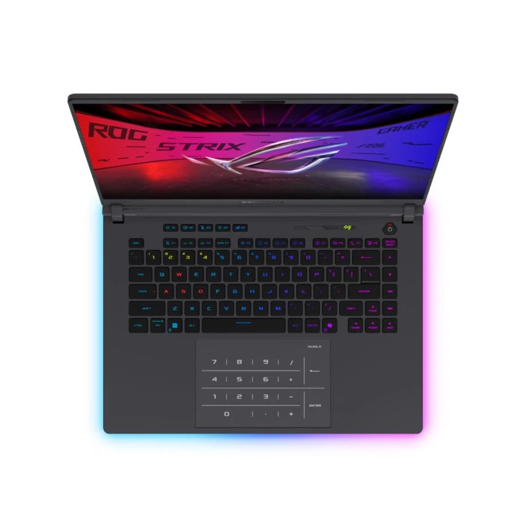 ASUS ROG Strix G16 614PH-RV023 - AMD Ryzen 9-8940HX, RAM 16GB, SSD 512GB, RTX 5050 8GB, 16.0 Inch WUXGA 165Hz, Eclipse Gray — thumbnail 2 of 7