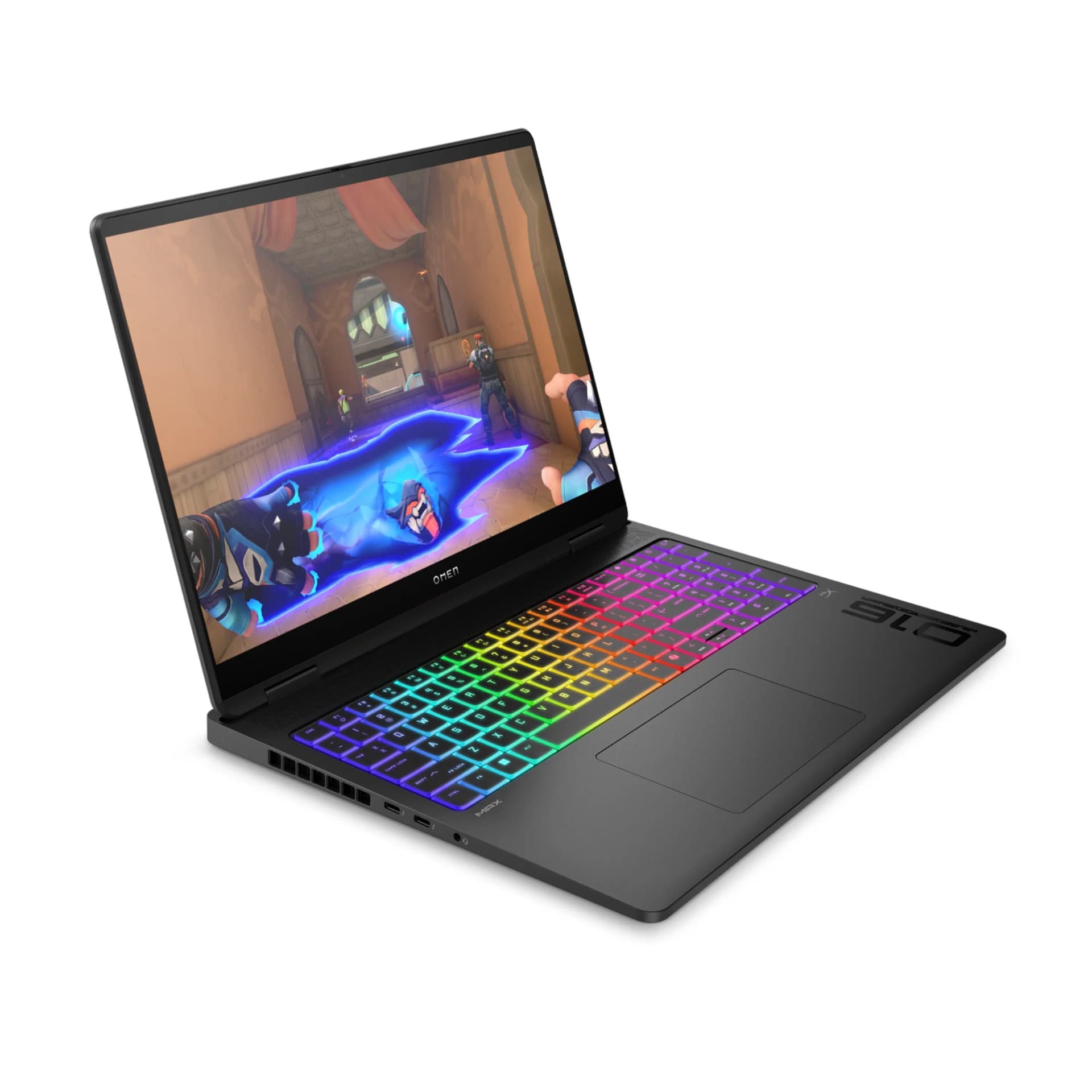 HP Omen Max 16-AH0028, Intel Core Ultra 9-275HX, RAM 32GB, SSD 2TB, NVIDIA RTX 5070 Ti 12GB, 16.0 WQXGA 240Hz, Black — thumbnail 2 of 6