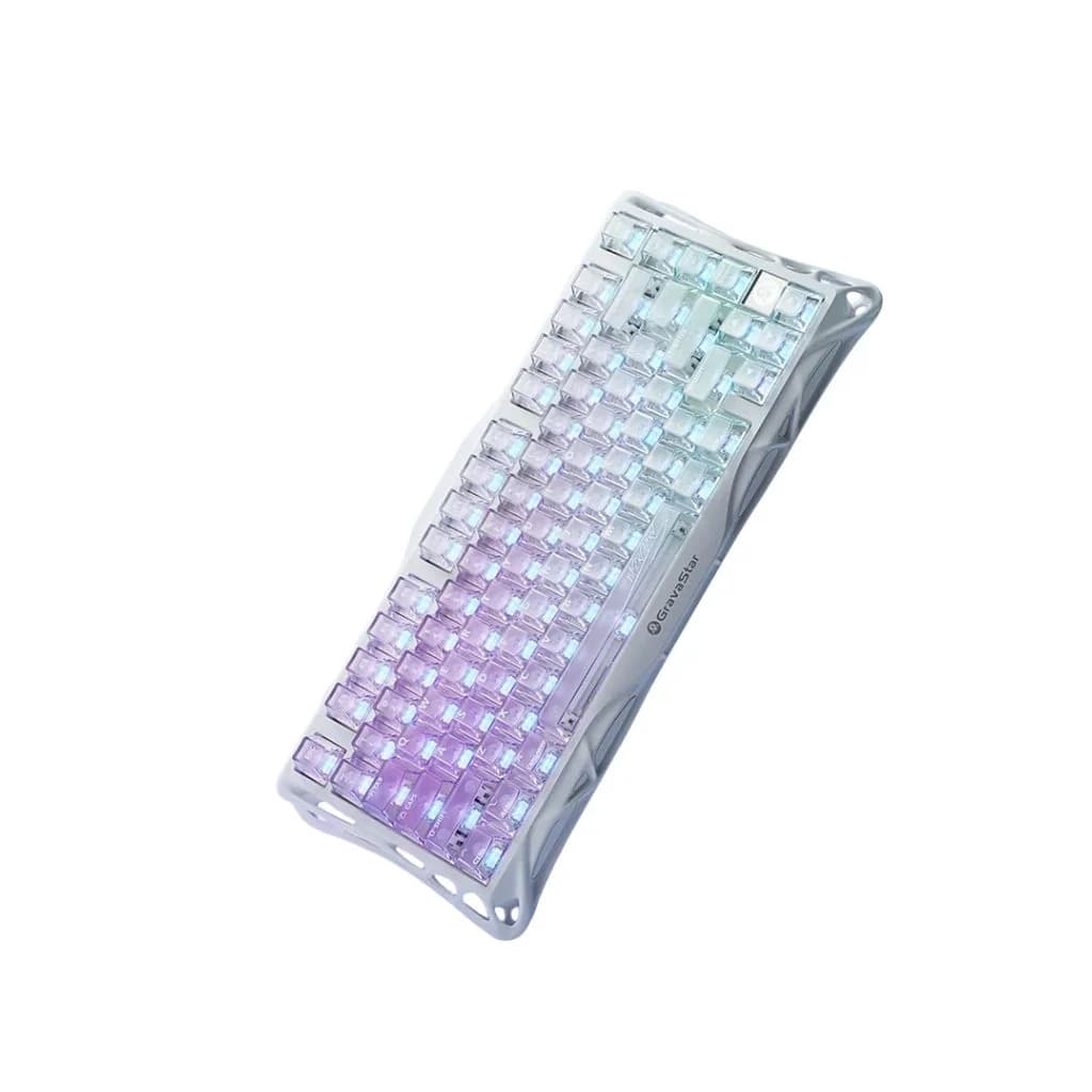 Gravastar Mercury K1 Lite Rapid Trigger Wireless - Crystal Aurora  Gaming Keyboard AR — thumbnail 2 of 7