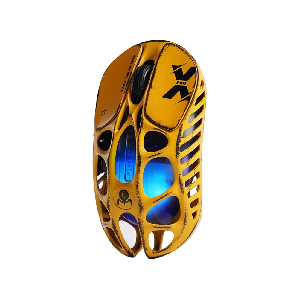 GravaStar Mercury X Pro Gaming Mouse - Battle Worn-Yellow — thumbnail 2 of 5