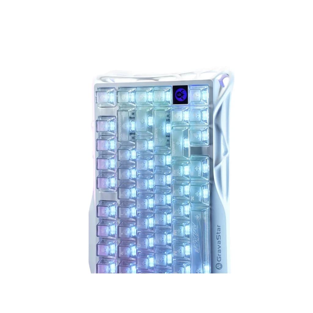 Gravastar Mercury K1 Lite Rapid Trigger Wireless - Crystal Aurora  Gaming Keyboard AR — thumbnail 4 of 7