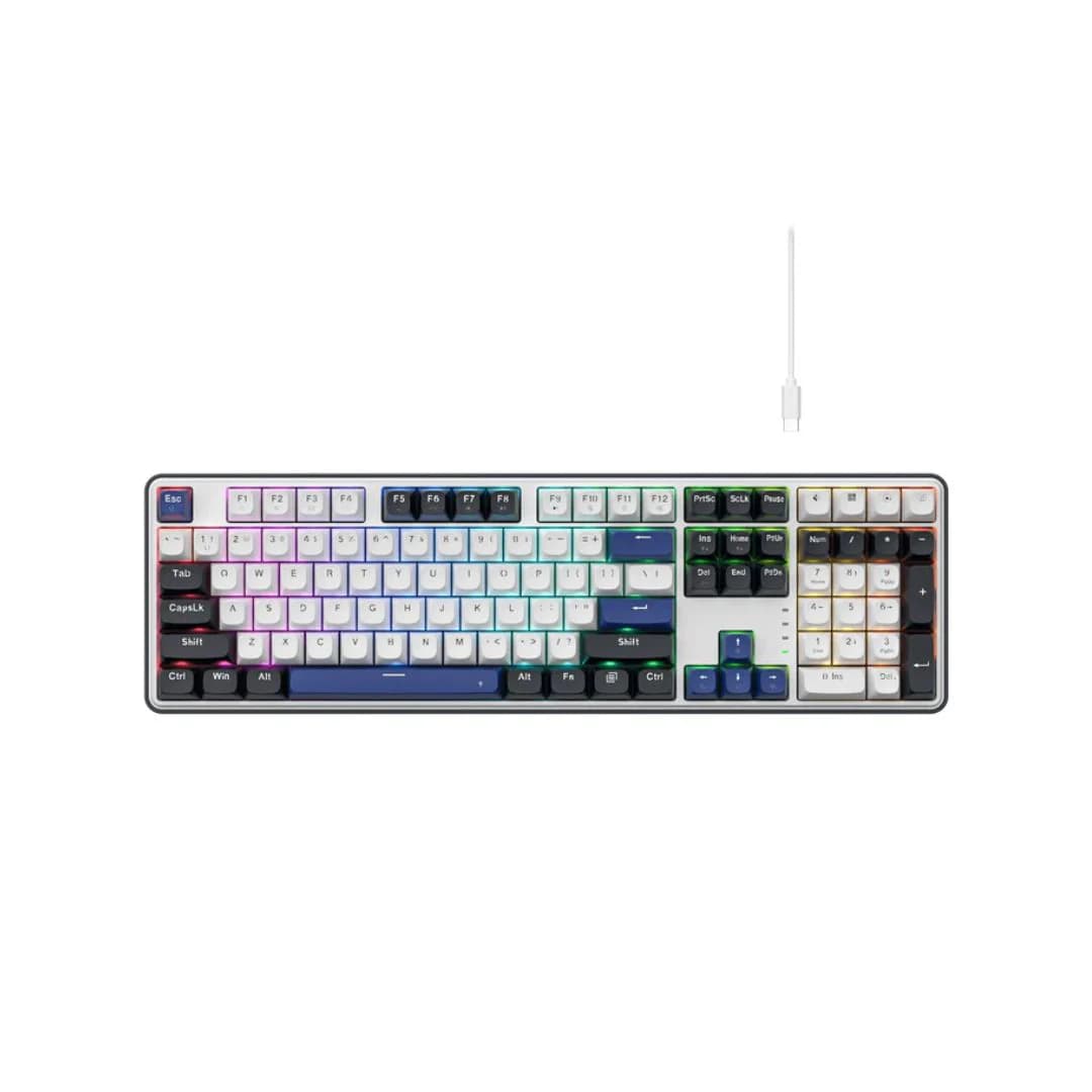 Redragon Wyvern K689WBB Mechanical Keyboard - Panda — thumbnail 2 of 4