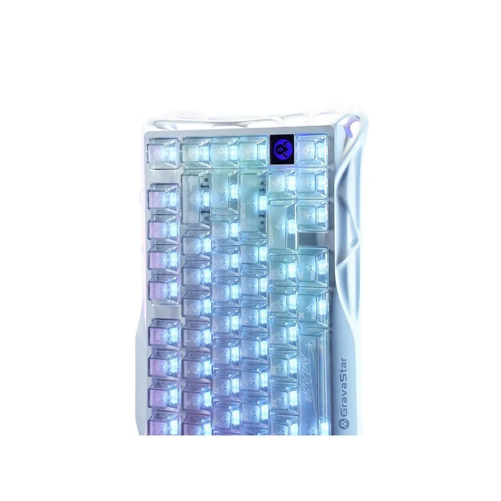 Gravastar Mercury K1 Lite Rapid Trigger Wireless - Crystal Aurora Gaming Keyboard — thumbnail 3 of 5