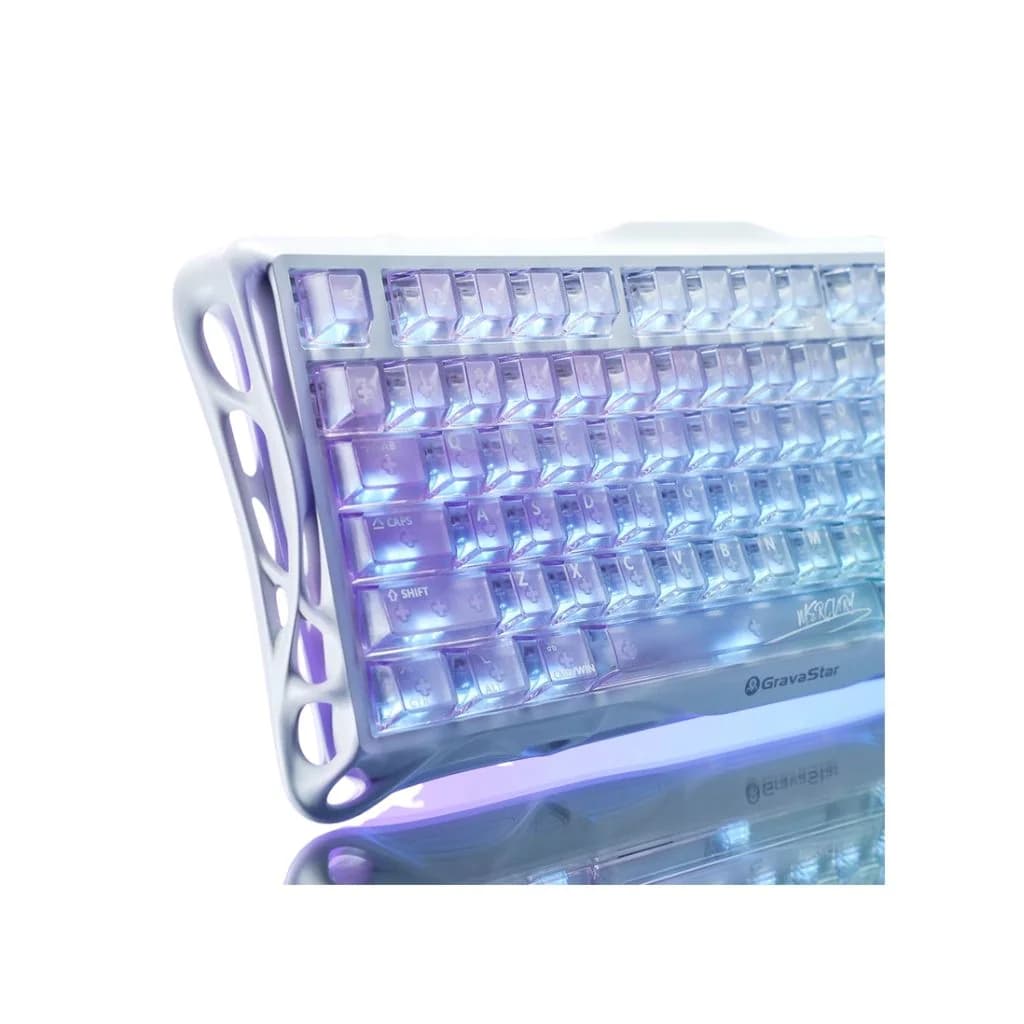 Gravastar Mercury K1 Lite Rapid Trigger Wireless - Crystal Aurora Gaming Keyboard — thumbnail 2 of 5