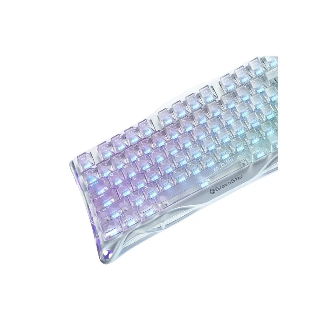 Gravastar Mercury K1 Lite Rapid Trigger Wireless - Crystal Aurora  Gaming Keyboard AR — thumbnail 6 of 7