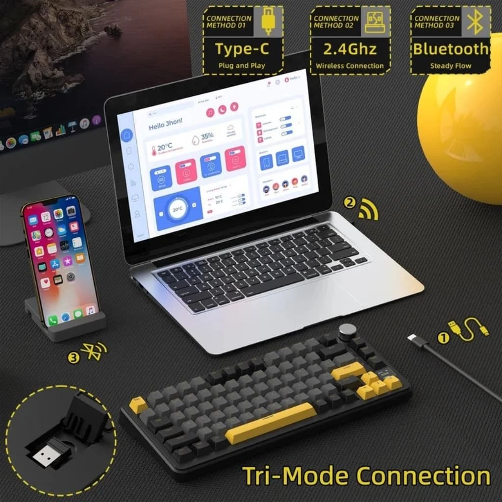 Attack Shark X85 Pro - Wireless Mechanical Keyboard — thumbnail 5 of 7