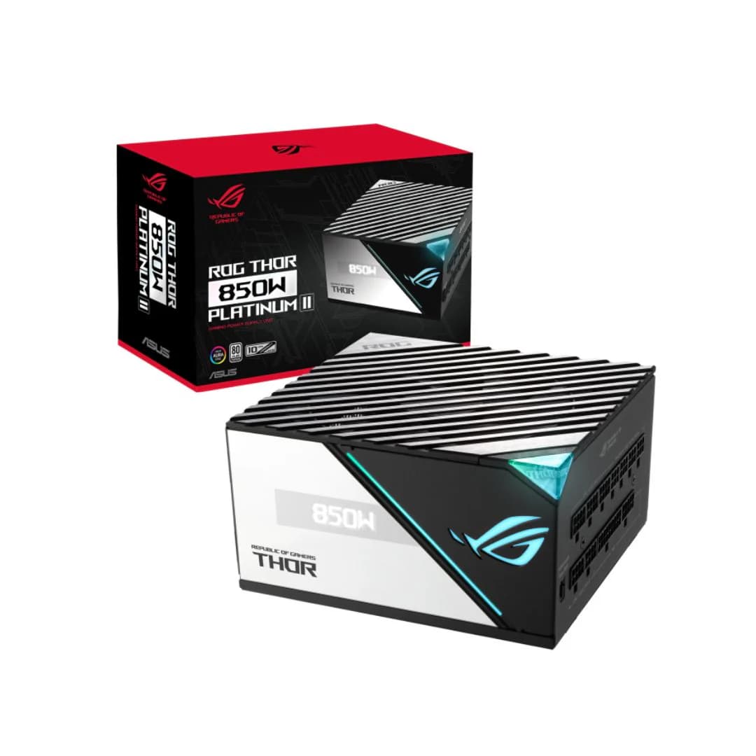 ASUS ROG THOR 850W Platinum II, Full Modular,80+ Platinum, PCIe 5.0 , Black