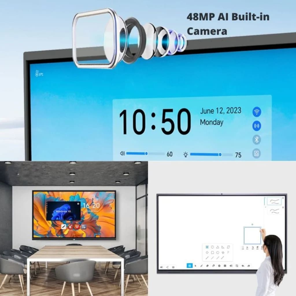 Luminex  Smart panel interactive 65- inch Smart Interactive UHD 4K, Bulit-In, Android 13.0 — thumbnail 2 of 3