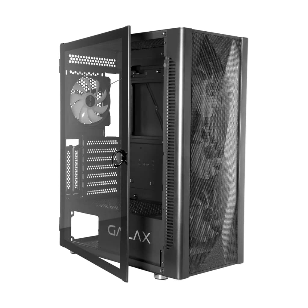 GALAX Revolution 06 RGB Computer Case with 4 Fans - Black — thumbnail 2 of 4